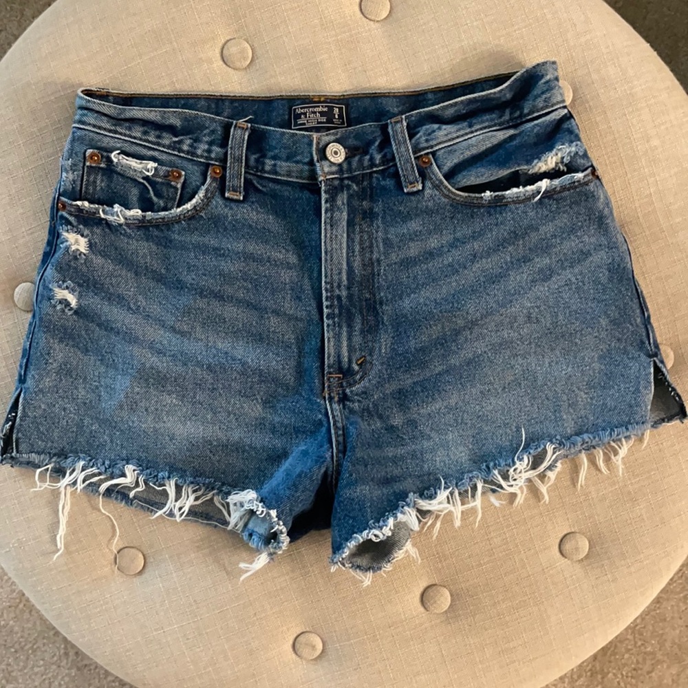 Abercrombie & Fitch Blue Jean Shorts